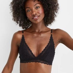Aerie Free-To-Be-Lace padded Plunge bralette 🌹